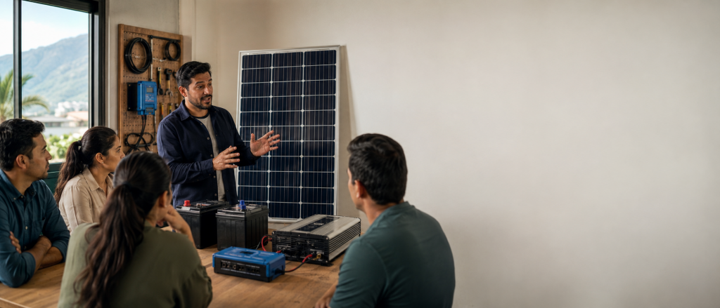 Curso de paneles solares medellin, curso de energia solar colombia
