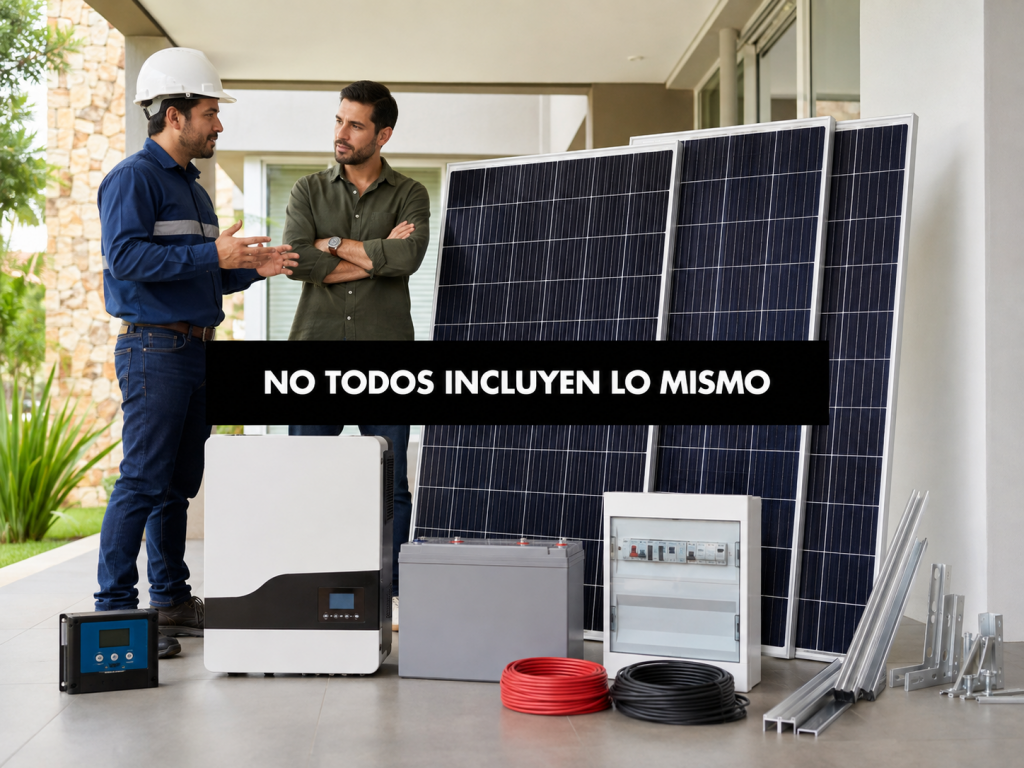 Qué es un kit solar y qué componentes incluye
