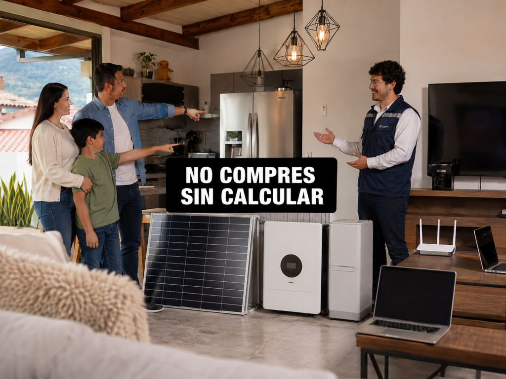 Kit solar para casa según los electrodomésticos que se quieren conectar